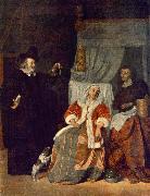 METSU, Gabriel Visit of the Physician sg oil on canvas